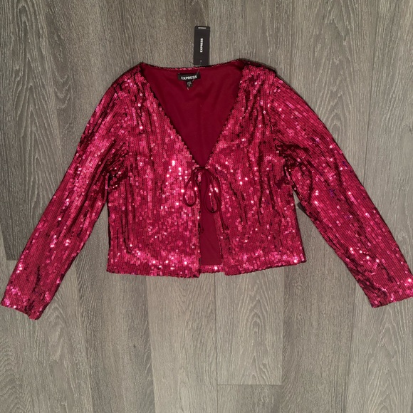 Express Sequin top - Picture 2 of 5